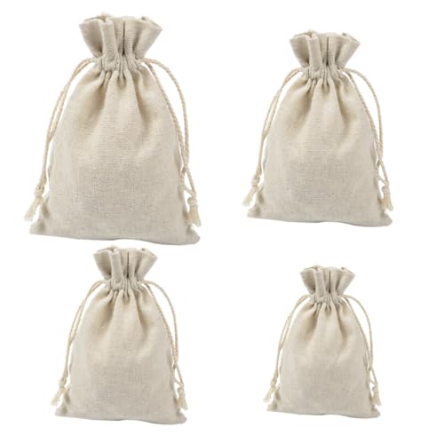 4 bolsas de algodón con cordón para fragancia lavanda miniatura 1