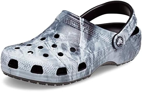 Crocs Unisex Classic Camo Clogs, Multi, 10 US Women