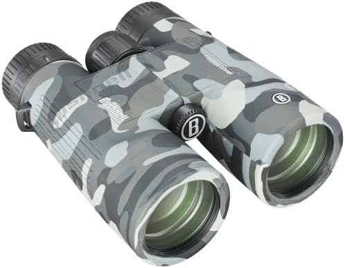 Bushnell All Purpose 10x42 IPX7 Waterproof Binoculars with Fully Coated Lenses and Durable Rubber Armor in Black Camo BBC1042W