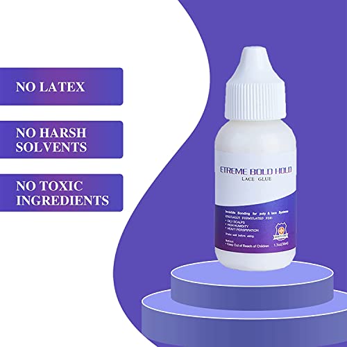 Allrun Lace Wig Glue,Hair Lace Front Glue,Invisible Bonding Glue,Wig Glue,Hair Replacement Adhesive,Waterproof Lace Front Wig Glue For Wigs,Transparent Lace Adhesive For Hair Replacement(1.3Oz) #TOP1