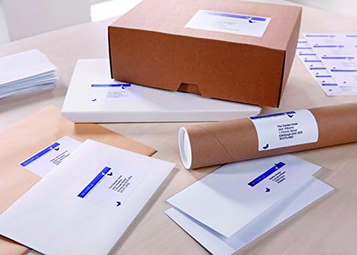 Avery Self Adhesive Address Labels on a Roll, 1 Roll, 250 Labels, White, 89x37 mm Label Size
