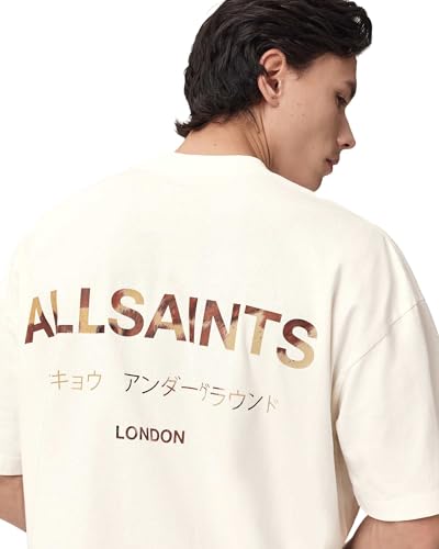 Image of AllSaints Men's Underground Oversized Short Sleeve Crew Neck Shirt
