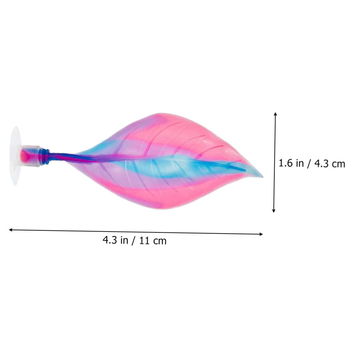 Kisangel 10piezas Hammock para Peces Betta Decoración Acuática Ventosa Cama para Reposo y Desove De Simulada para Acuarios Accesorio para Peceras De Agua Dulce y Salada