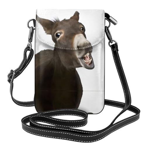 Sac à bandoulière âne hypoallergénique : pochette monnaie anti-irritation
