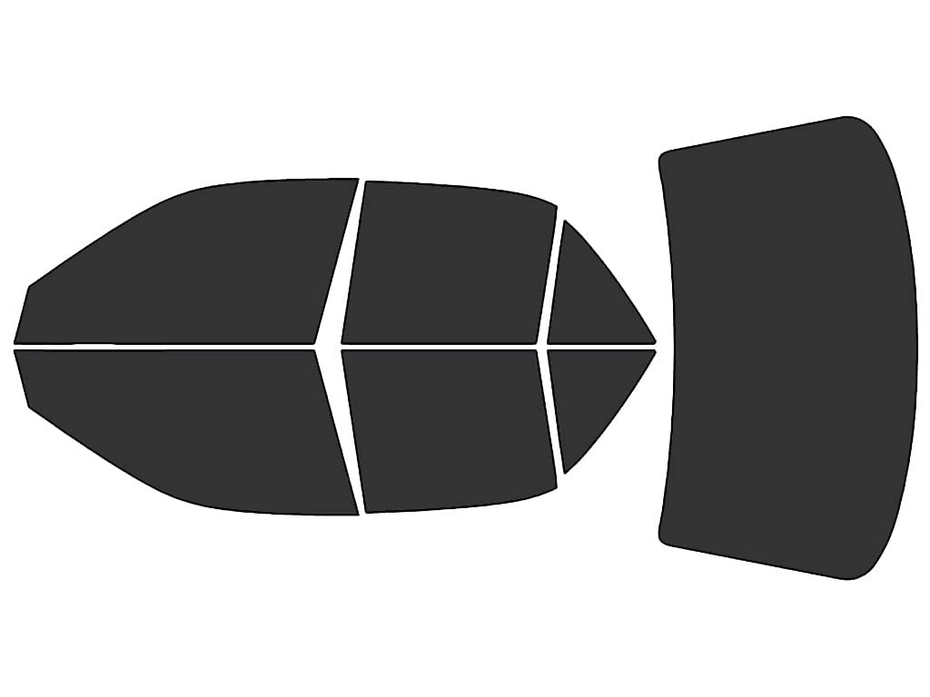 Rvinyl Window Tint Kit Compatible with Mazda Protege 1999-2003 - Complete Precut Kit - 20%