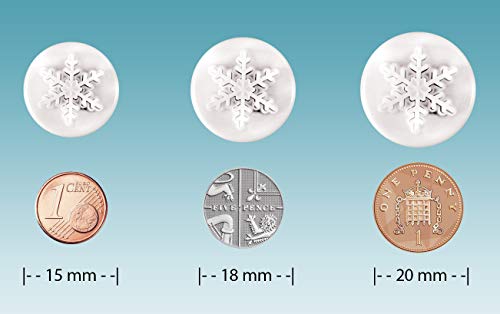 Pme Mini Set Of 3 Snowflake Plunger Cutter, Standard, White #TOP4