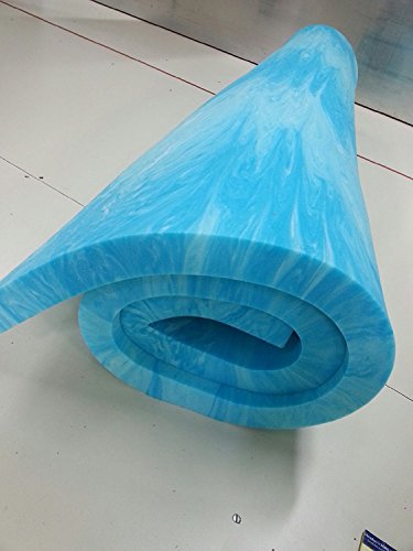 Gel Memory Mattress Topper Full Size 54'' x 75'' x 3'' CertiPUR-US Certified