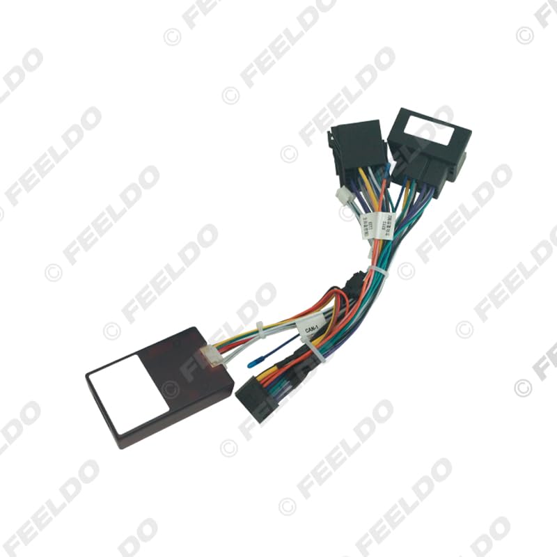 Car for Audio Wiring Harness with Canbus Box for Mercedes-Benz B200 Aftermarket 16pin CD/DVD Stereo Installation Wire Adapter - (Color Name: Harness CANBUS Box)