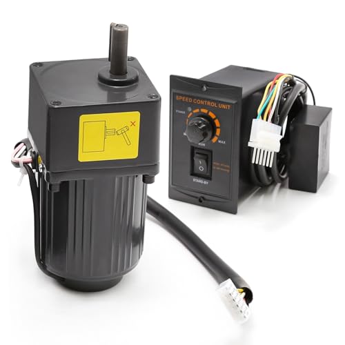 #US Adjustable Gear Reducer Motor with Speed Controller 15W 5K AC110V 270