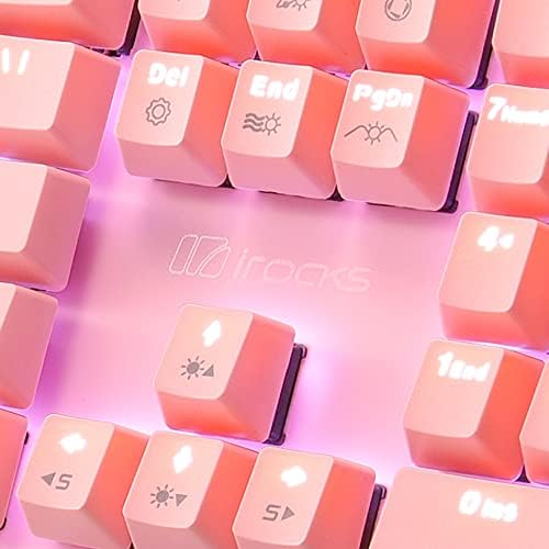 Clavier mécanique touches Cherry MX marron i-rocks K75M rétroéclairé LED - 6