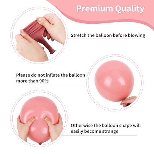 Image of RUBFAC Colorful Balloons Boho Rainbow Party Balloon 65pcs 12 Inches Assorted Latex Balloon for Baby Shower Boho Birthday Wedding Party Decorations