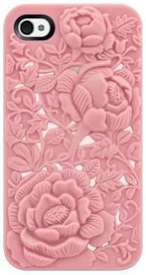 SwitchEasy SW-BLO4S-P Avant-garde Hard Case for iPhone 4 & 4S - 1 Pack - Case - Retail Packaging - Blossom - Pink