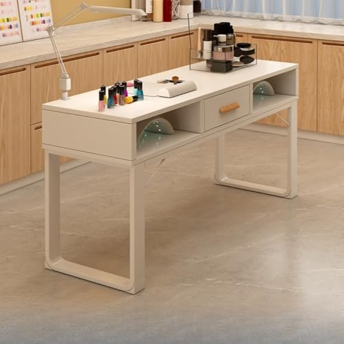 Emidor �}�j�L���A�e�[�u���A�l�C���e�[�u���ł��A�l�C���A�[�g�̑����ł��A�����o���t���ł��A�ϋv���ƈ��萫�A�g�ݗ��ĂƐ��|���ȒP�A��Ƒ�A����A���e�@�ɍœK (�z���C�g�A80*40*77cm) (B,100*40*77CM)