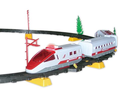 Teorema 61660 Trenino elettrico Freccia Veloce con pista 230 cm Bianco/Rosso - 5