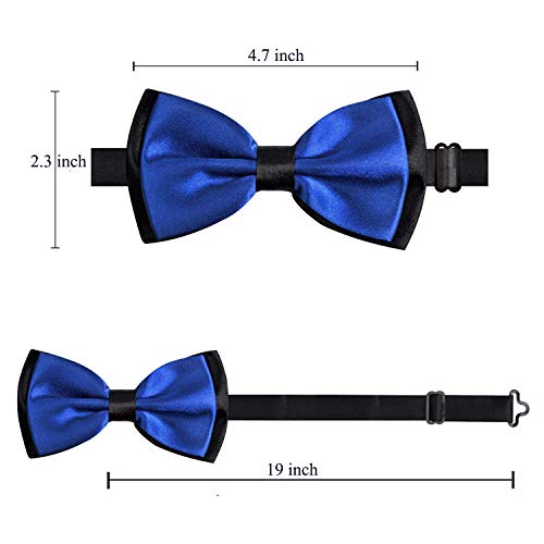 Colorfulsky Fashion Elegant Pre-Tied Bow Tie For Men & Boys, Adjustable Bowtie (Outer Space Galaxy Stary) #TOP1