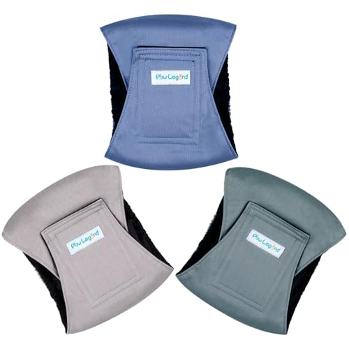 Image of Paw Legend Washable Dogs Diapers Male Dog Belly Bands for Male Dogs Diapers Reusable Puppy & Doggie Diapers Male