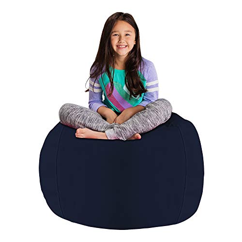 Posh Stuffable Kids Stuffed Animal Storage Bean Bag Chair Cover 