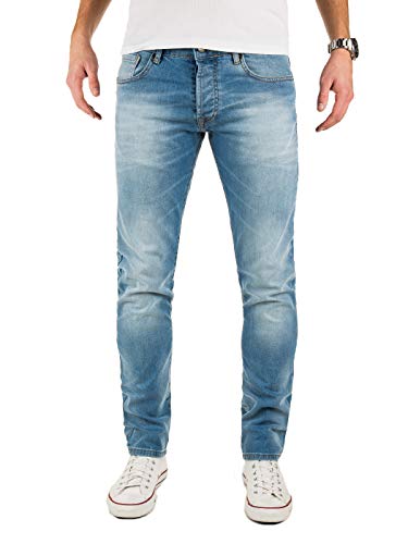 WOTEGA Herren Jeans Rick Slim fit - 38W - 32L, blau-bijou-blue-183921