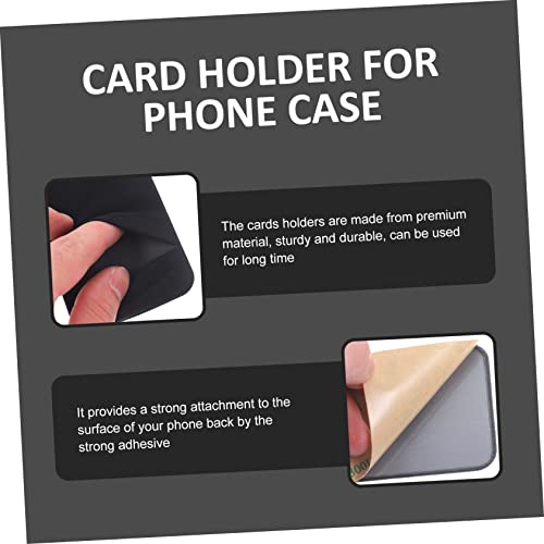 Artibetter Adesivo Traseiro Para Celular 4 Unidades Carteira Bolso Manga Traseira Adesivo Bolso Cart