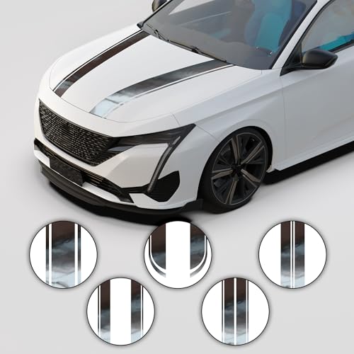 Image of Lypumso Gloss Silver Chrome Vinyl Tape, Vinyl Detailing DIY Wrap Tape with Tool Kit Air-Release Adhesive DIY Car Door Sill Window Trim Edge Guard Protective (2in x 30ft)