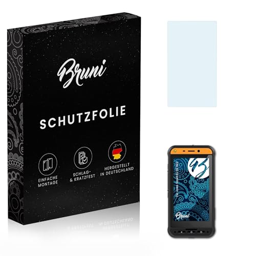 Bruni Folia ochronna kompatybilny z ecom Smart-Ex 02 DZ2 Folia, krystalicznie czysty folia ekranowa (2X)