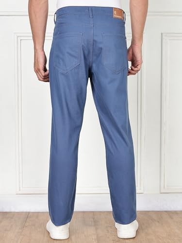 Image of Thomas Scott Men's | Solid | Brathable Fabric | Denim | Mid Rise | Casual Jeans for Men