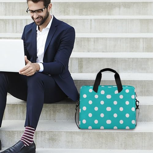 Maletín cruzado portátil para laptop 15.6" con asa y correa miniatura 3