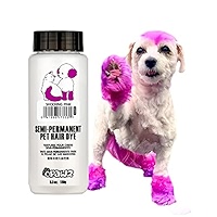 JHzood Pet Hair Color Set - Hundehaarfarbe 12 Farben Für Kreatives Grooming