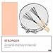 Holibanna 2pcs Wooden Handle Drum Brushes Steel Wire Drum Accessories for Jazz and Drumming Compact Design for Easy Storage for Beginners and Youth Bands Stability