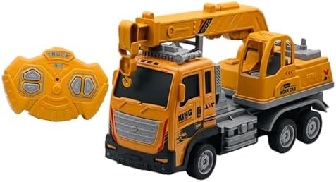 Uzaktan Kumandalı Şarjlı Full Fonksiyon Işıklı İnşaat Makineleri 27 Mhz 1:16 Ölçek (Vinç) - Görsel 6