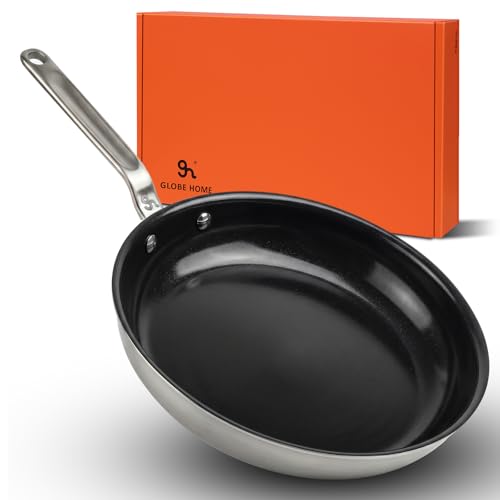 GLOBEHOME 8 Inch 5-Ply Ceramic Non Stick Frying Pan Omelet Pan - image 1