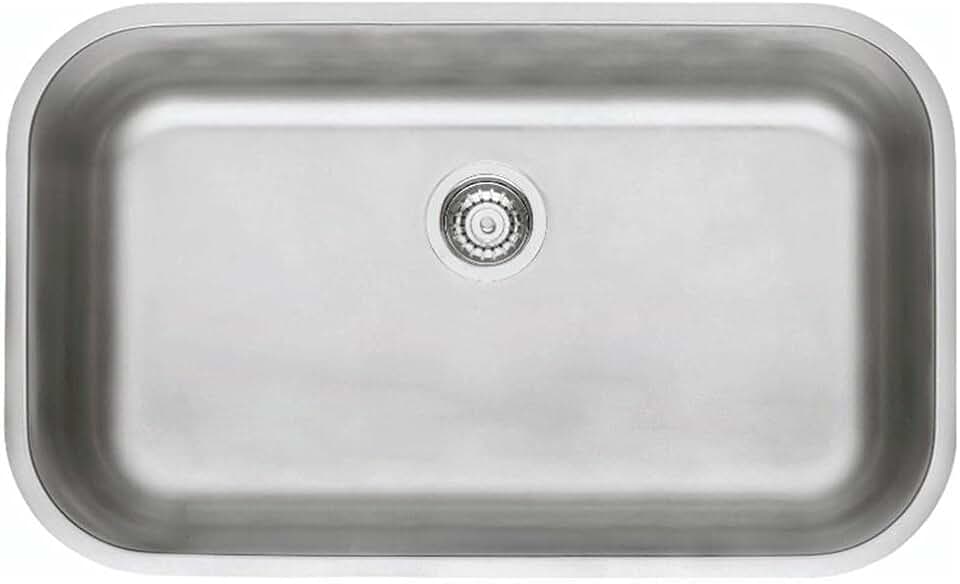 Cuba de embutir Tramontina Lavínia 56 BL em aço inox escovado 56x34 cm