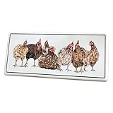 À suspendre ou à appuyer Loberon Plaque décorative Davies, Blanc