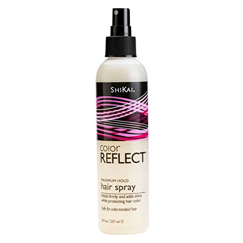 ShiKai – Maximum Hold Hair Spray, Spray On & Leave-In, Firm Hold Formula, Adds Shine, Protects & Extends Color Treatments, Plant-Based Salon Quality Hair Care (Unscented, 8 Ounces)