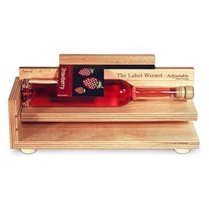 Labelen van flessen en blikjes | eenvoudige en nauwkeurige | flessen etiketteermachine | can labeler | verstelbaar voor verschillende diameters | handgemaakt product gemaakt van berkenhout | gefabriceerd in de Verenigde Staten