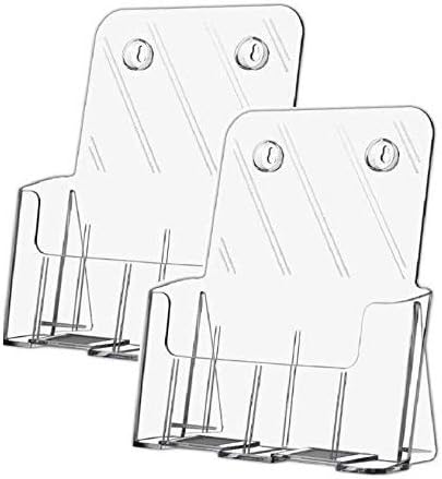 T'z Tagz Brand Full Page 8.5 X 11 Acrylic Literature Document Brochure Holder 2 Pack … (Style B)