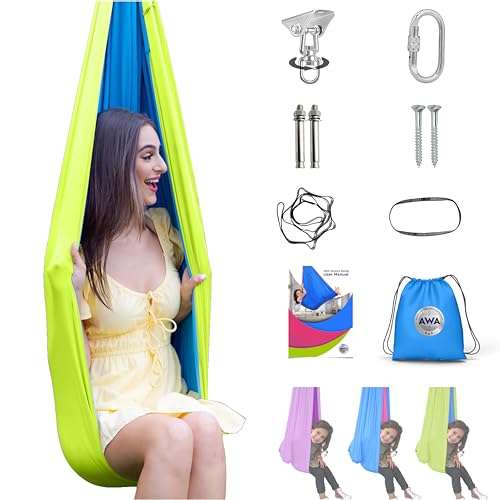 AWA Sensory Swing for Kids with Special Needs (Includes Hardware) ...