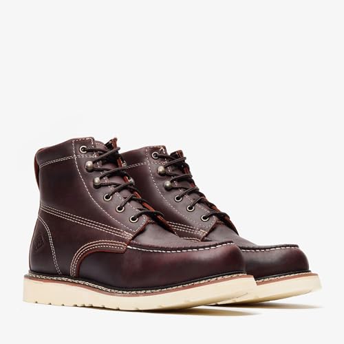 Image of Bonanza Boots FRONTIER PLUS 6 inch Men's Moc Toe Work Boot - Built For Tough Jobs