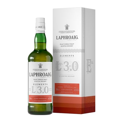 Laphroaig Elements 3.0, Islay Single Malt Scotch Whisky, mit Geschenkverpackung, 55.3 Prozent Vol, 0.7 L