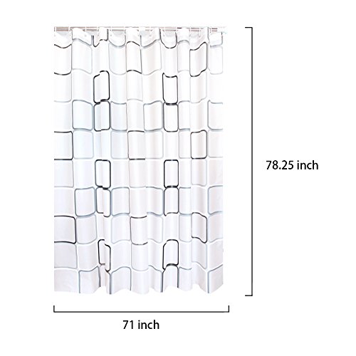 Tenda da Doccia - 180 x 200 cm Vasca da bagno