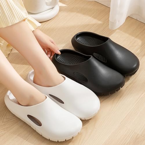 Image of Garden Clogs for Women and Men, Arch Support Work Shoes Comfort Non-Slip Waterproof Mules Nurse Sandals, Slip-on Outdoor Beach Slippers Unisex Adult Classic Closed Toe Slides