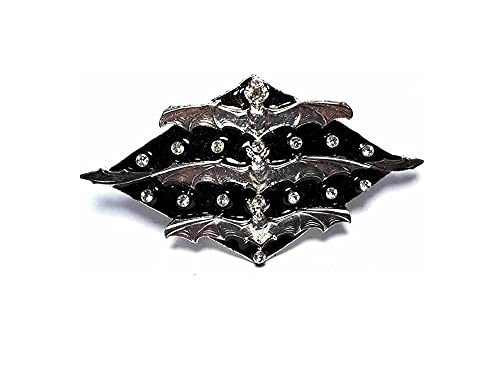 Boucle de ceinture de 4 cm en verre de Murano et strass précieux