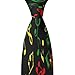 Men's Vertical Tie, Adult Rasta Reggae Music Casual and Formal Durable Compact NeckTie, Fashion Wrinkle-Resistant Neck Ties for Tuxedo