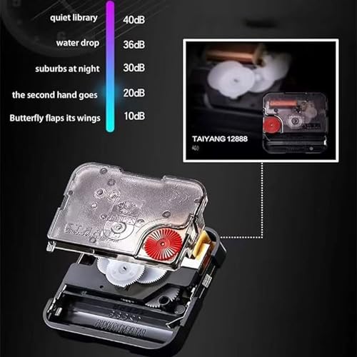 FUNTEREST Metal Analog Wall Clock-Floral Design for Home Decor & Wall Decoration for Living Dining Bedroom Office Hall Entryway Cafe & Hotels (36X12 Inch Multicolor)