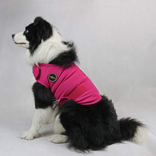 Image of MCHY Dog Anxiety Vest, Anxiety Relief for Dogs, Dog Calming Coat (Rose L)