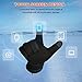 Heated Glove Liners Thin, Heated Electric Gloves for Men Women Rechargeable Battery with Touchscreen, Hand Warmers Gloves for Motorcycle Ski Work Arthritis Raynauds Hunting by V.Step Black, S