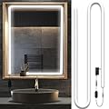 Blikshin 10FT/13.2FT LED Vanity Mirror Lights, Makeup Lights for Mirror, 6000 K/Dimmable/ELT Approval 12 V Self-Adhesive Bathroom/Vanity Light, for Bathroom Mirror/Dressing Mirror/Full Body Mirror