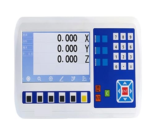 LCD Dro �f�W�^���ǂݏo���L�b�g�f�B�X�v���C�Z�b�g���j�A���w�X�P�[�� 100 �� 1000 �~�����[�g������ CNC �~���}�V�� CNC���C���[�t���C�X�ؒf�@�p(3 axis lcd dro set)