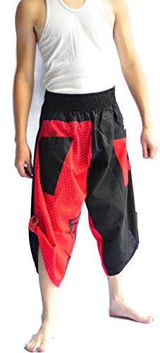 Siam Trendy Men's Japanese Style Pants One Size Black3