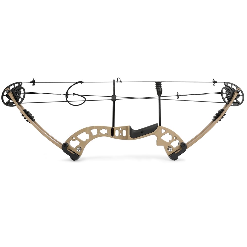 wolfman Compoundbogen Set mit Pfeilen 30–55 lbs,310 FPS Hochleistungsbogen für Erwachsene, Jagd & Angeln Bogenschießen